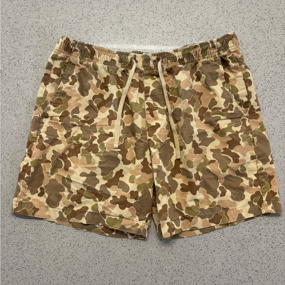 GAP Tan and Brown Camouflage Shorts